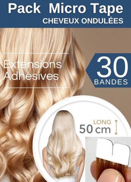 Pack Promo 30 Micro Tape 50 cm Ondulés