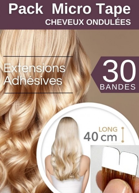 Pack Promo 30 Micro Tape 40 cm Ondulés