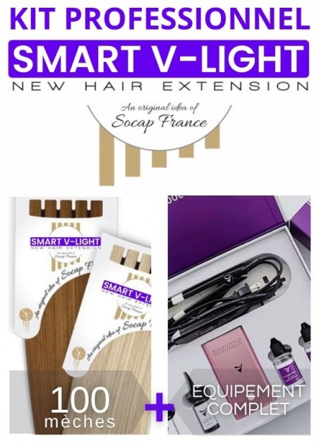 KIT PROFESSIONNEL SMART 100 EXTENSIONS V-LIGHT