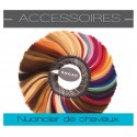Nuancier en cheveux naturels pour extensions à chaud à froid et adhésives