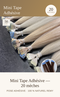 Pack Promo 20 Mini Tape Extensions Adhésives 50 CM