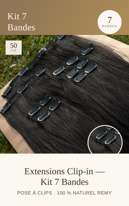 KIT EASY EFFECT 7 bandes à clip tête entière