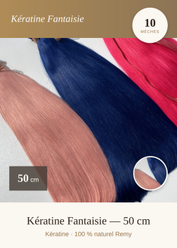 Extensions cheveux Kératine fantaisie