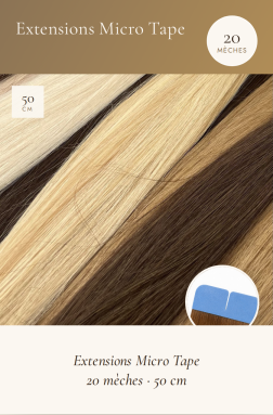 Pack Promo 20 Micro Tape 50 cm Lisse