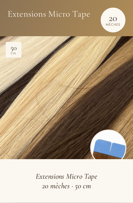 Pack Promo 20 Micro Tape 50 cm Lisse
