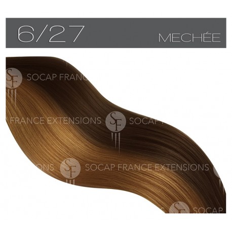 Socap France Extensions en cheveux naturels Flat Ring-On micro-ring à plate