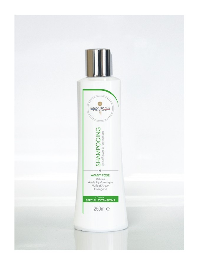 Shampooing avant pose  spécial extensions cheveux