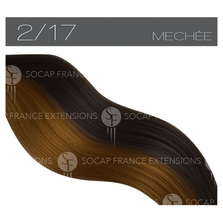 Extensions à froid en cheveux naturels