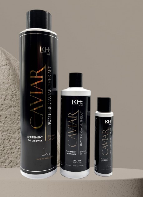 Les extraits de caviar offre un dérivé luxueux du lissage brésilien qui apporte souplesse et réparation intense à vos cheveux.