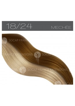 Pack 50 Extensions Kératine 50 cm en cheveux naturels