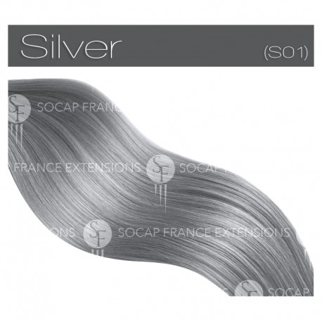 Pack 50 Extensions Kératine 50 cm en cheveux naturels