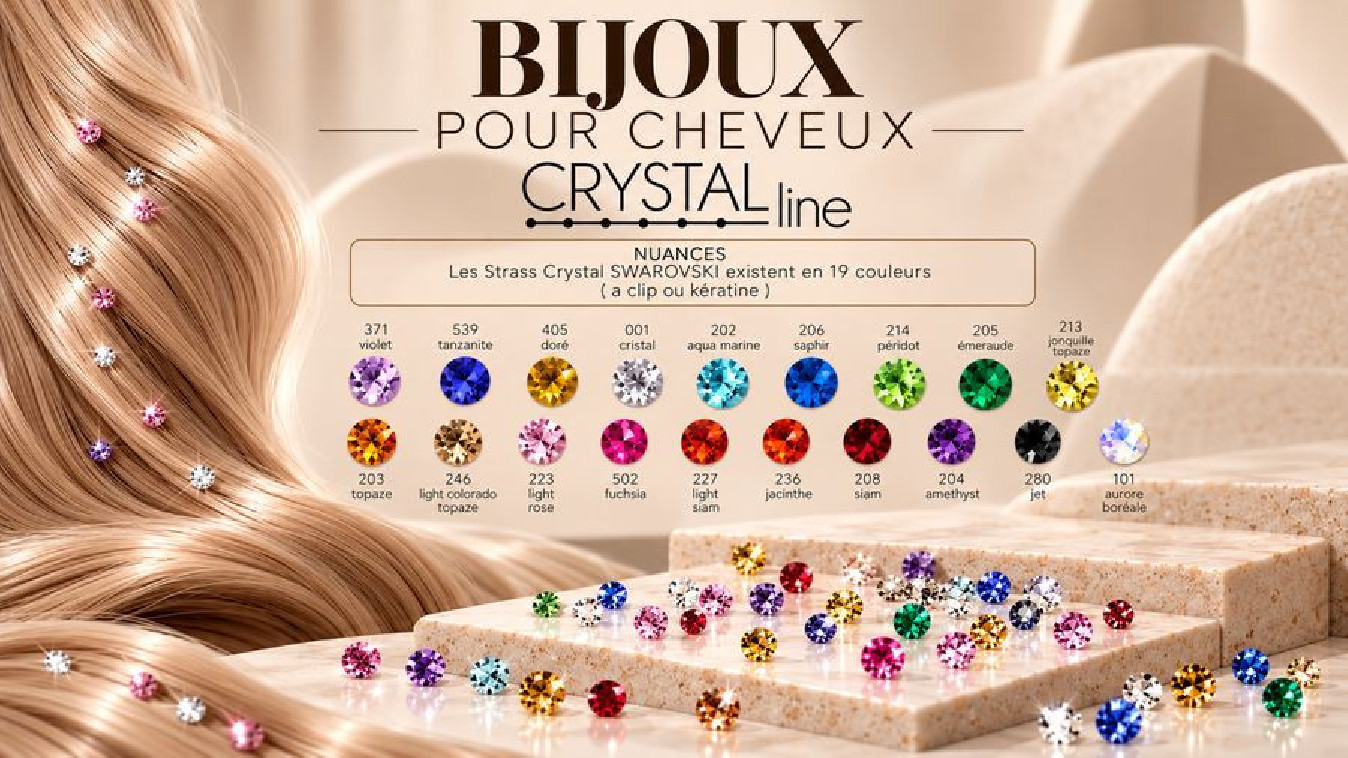 Bijoux pour cheveux & strass Swarovski | SOCAP France