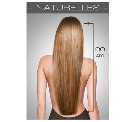 Naturelles 60 cm en cheveux naturels