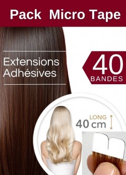 Pack Promo 40 Micro Tape 40 cm Lisse