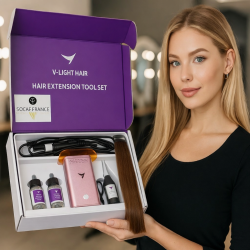 KIT V-LIGHT HAIR – SYSTÈME DE POSE D’EXTENSIONS PAR UV