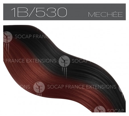 Extensions à froid en cheveux naturels