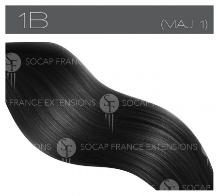 Discrétion extensions adhésives invisibles cheveux naturels 50 cm