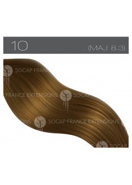 Discrétion extensions adhésives invisibles cheveux naturels 50 cm