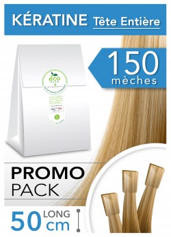 PACK PROMO 150 Extensions Kératine en cheveux naturels